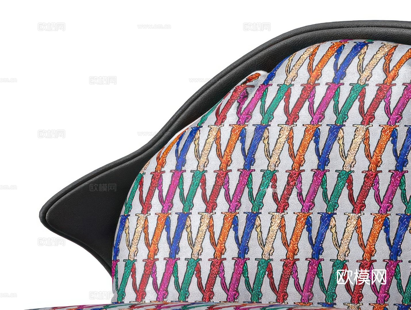 VERSACEA 花布椅子3d模型下载（渲染图6）