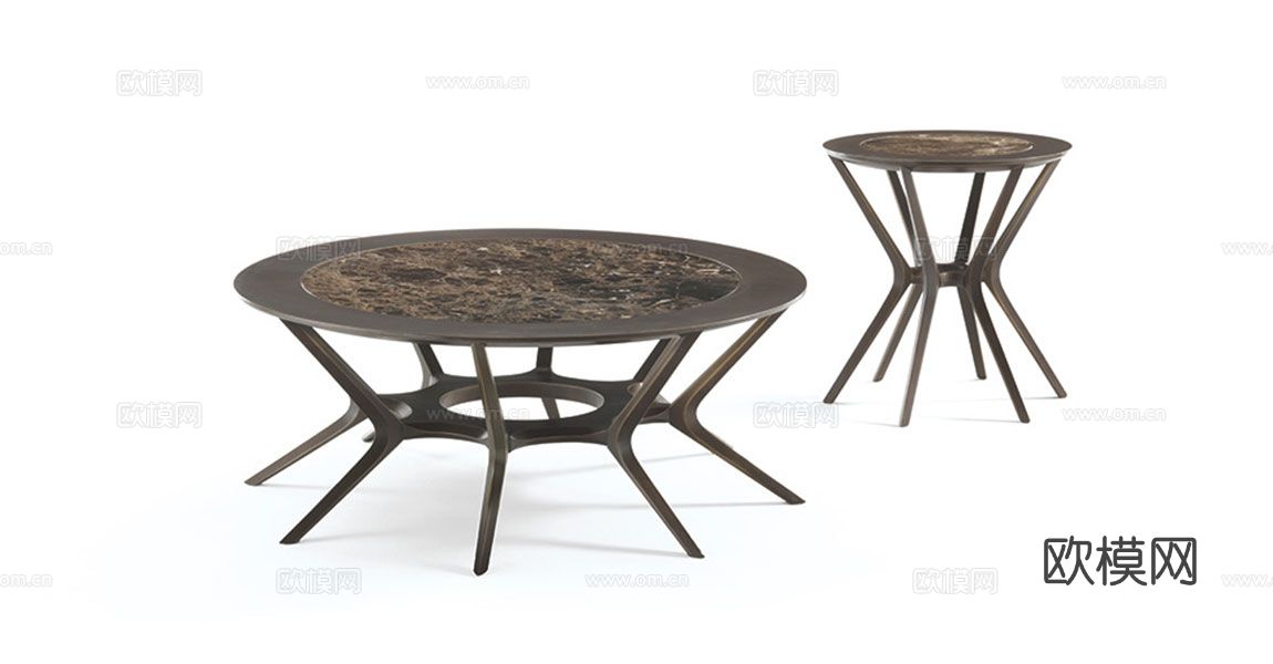 VF 意式组合茶几3d模型下载（渲染图1）