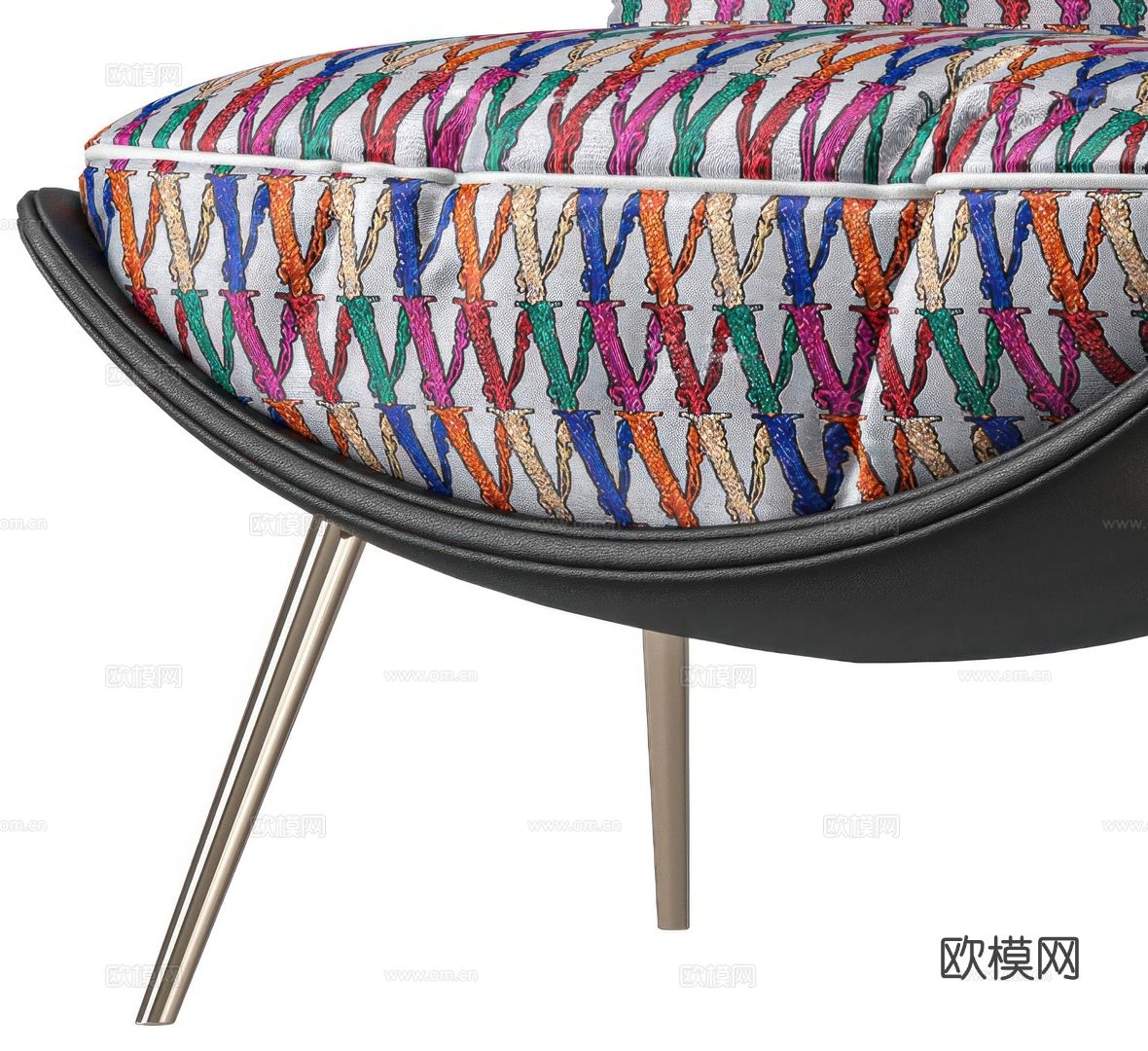VERSACEA 花布椅子3d模型下载（渲染图3）