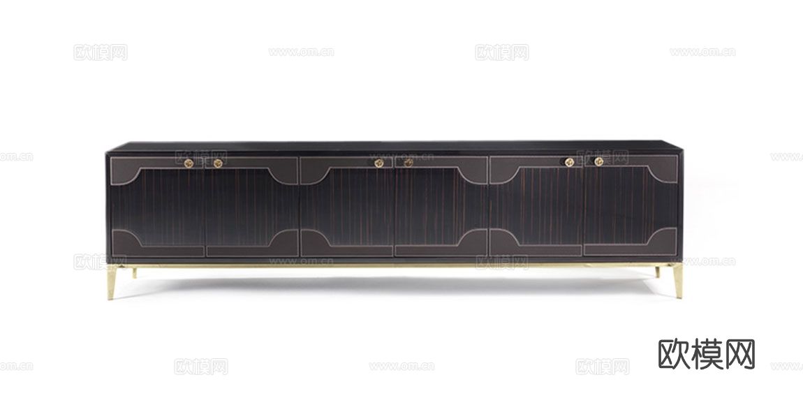 VF 意式电视柜3d模型下载（渲染图4）
