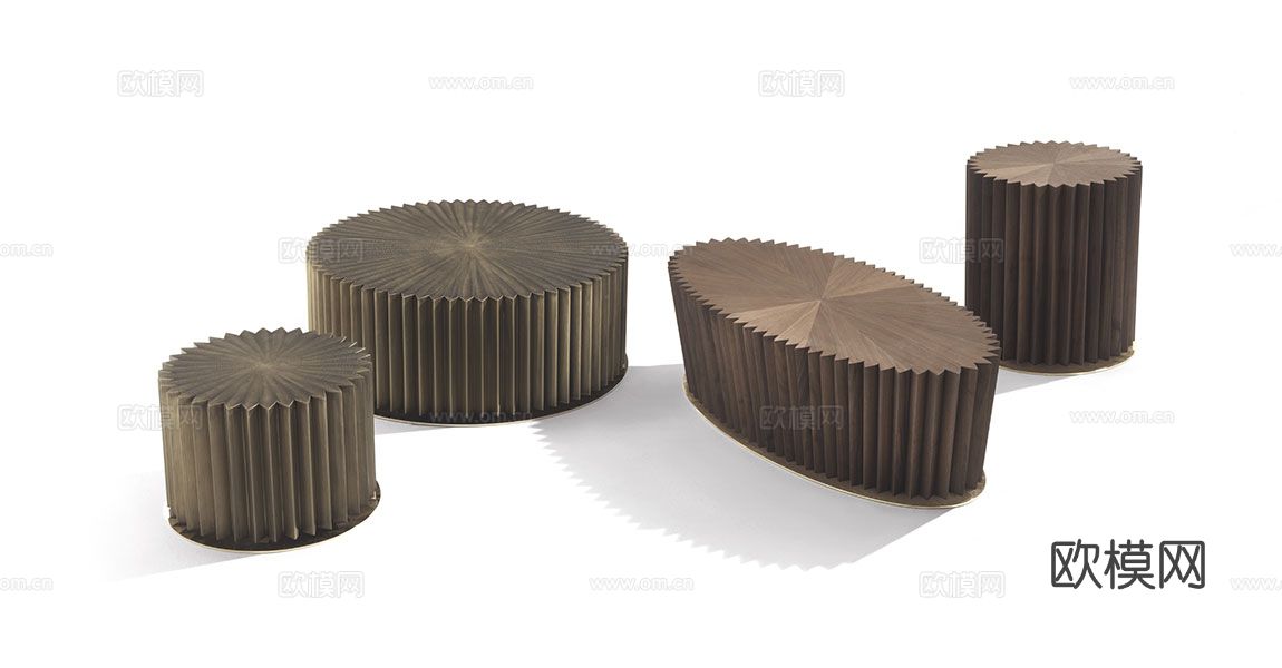 VF 意式组合茶几3d模型下载（渲染图2）