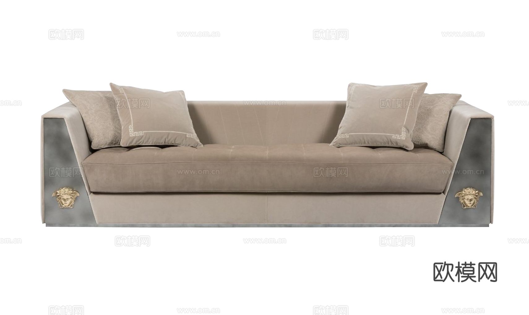 VERSACEA 多人沙发3d模型下载（渲染图2）