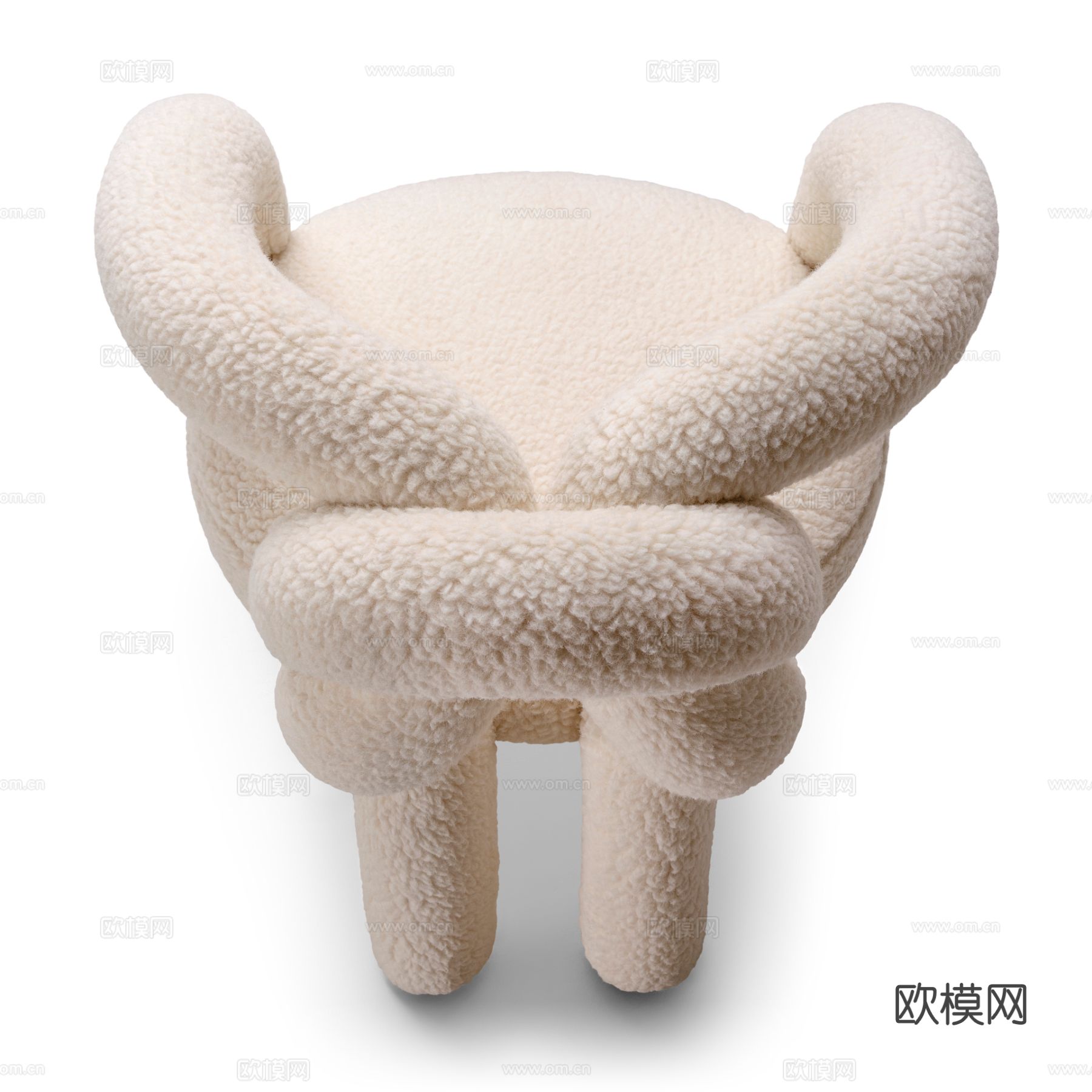 Visionnaire 意式休闲椅3d模型下载（渲染图3）