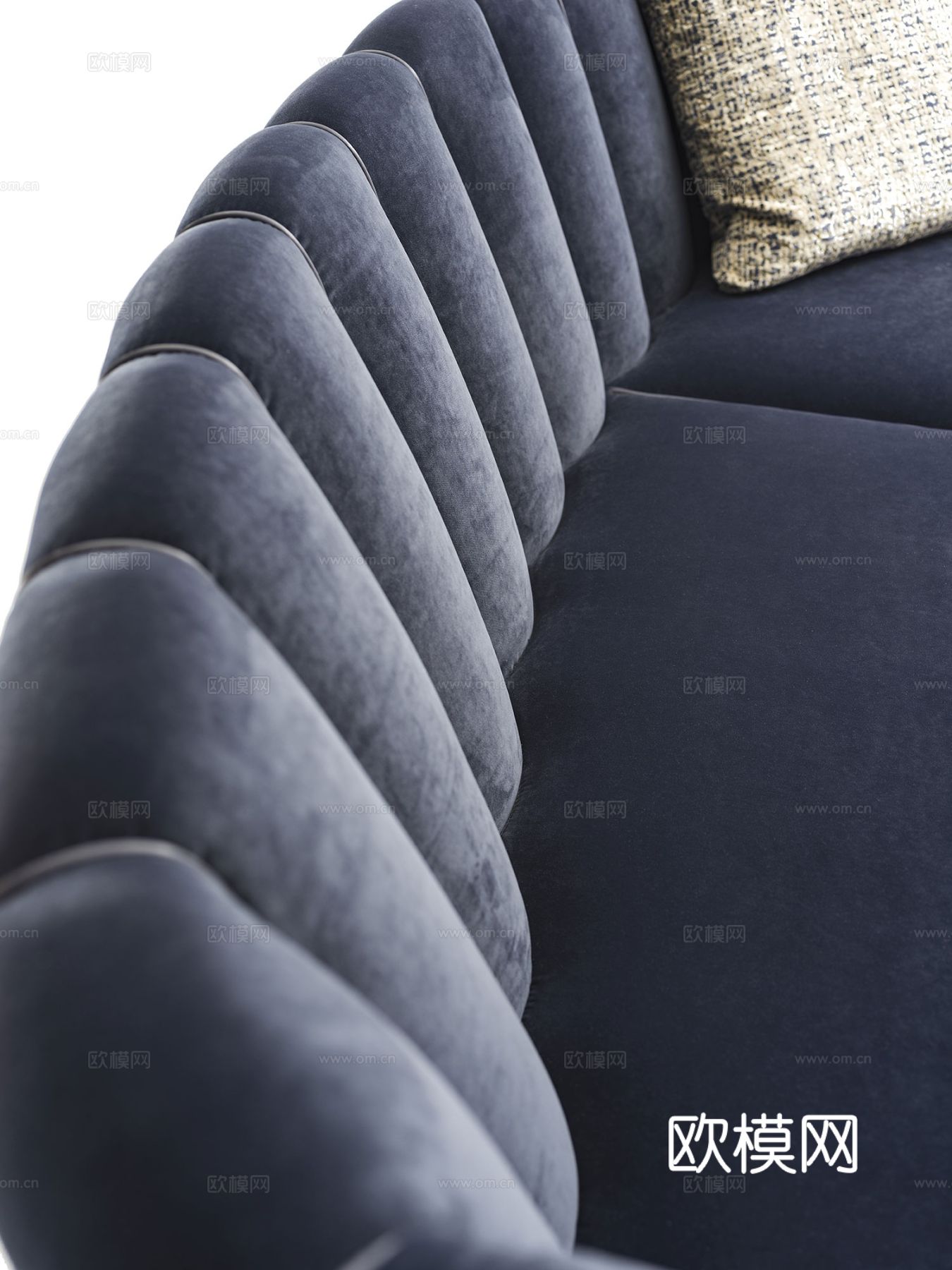 VF 意式弧形沙发3d模型下载（渲染图4）