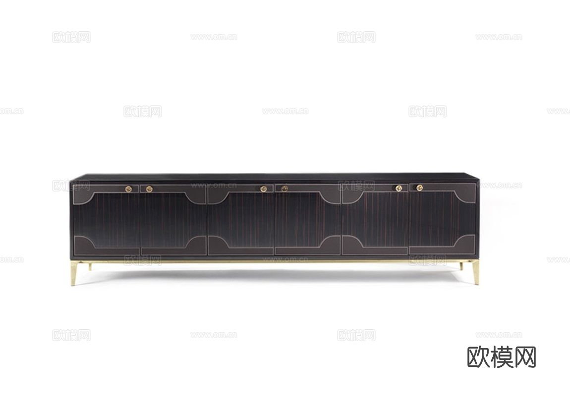 VF 意式电视柜3d模型下载（渲染图1）