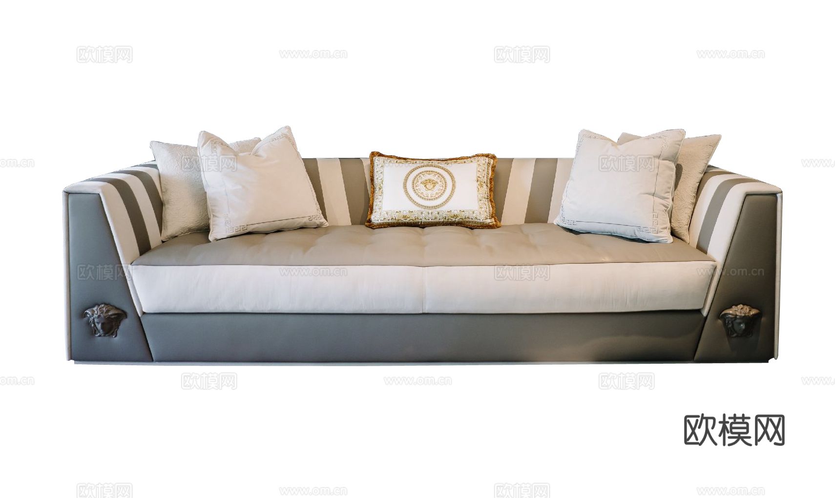 VERSACEA 多人沙发3d模型下载（渲染图3）