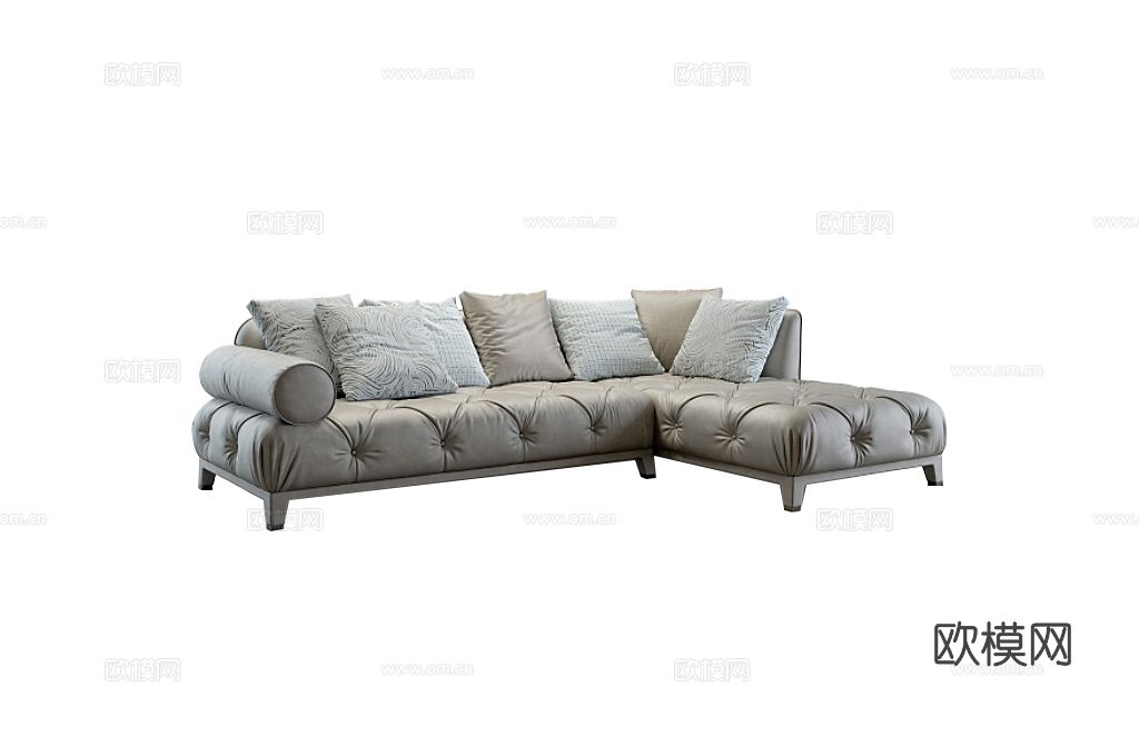 giorgio 意式多人沙发3d模型下载（渲染图2）