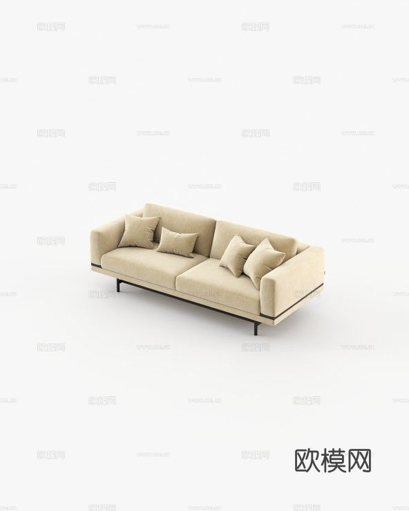 LASKASAS 双人沙发3d模型下载（渲染图5）
