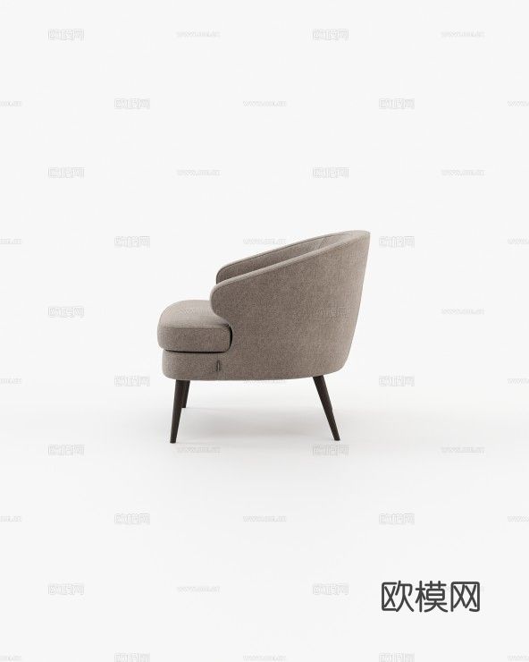 LASKASAS 单人沙发3d模型下载（渲染图4）