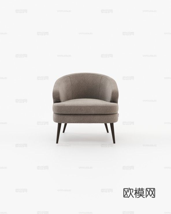 LASKASAS 单人沙发3d模型下载（渲染图1）