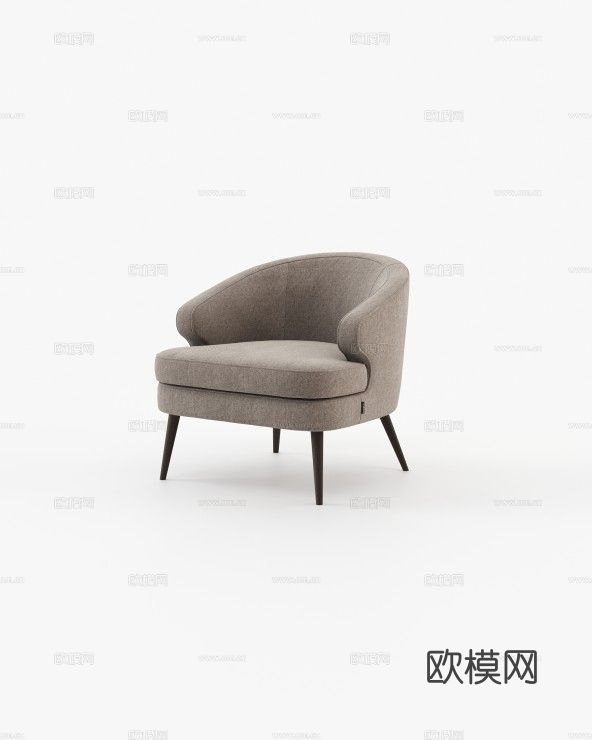 LASKASAS 单人沙发3d模型下载（渲染图3）