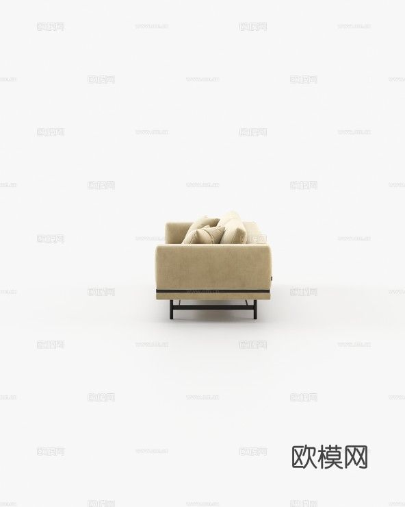 LASKASAS 双人沙发3d模型下载（渲染图2）