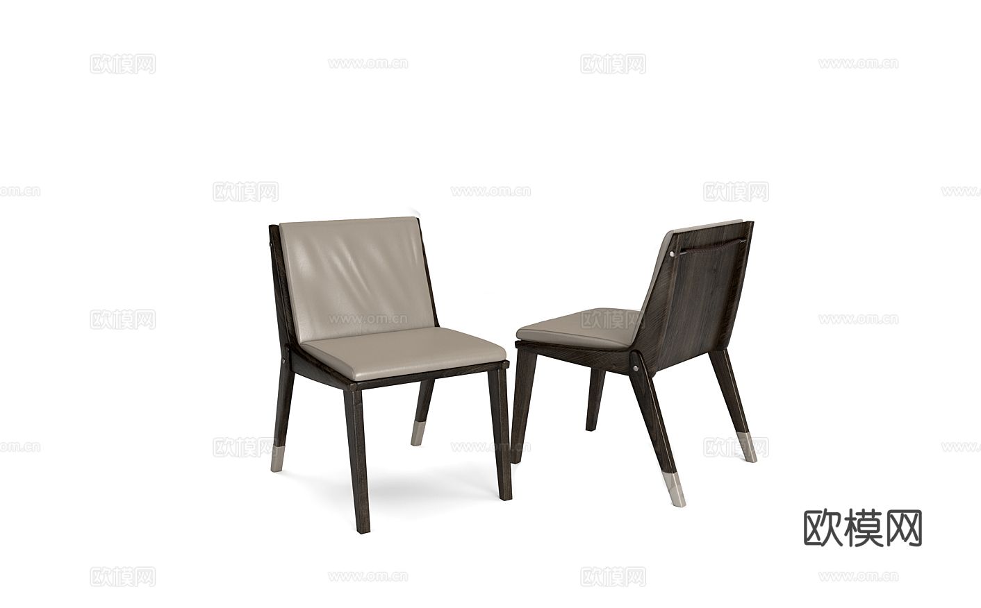 LONGHI 意式餐椅3d模型下载（渲染图2）