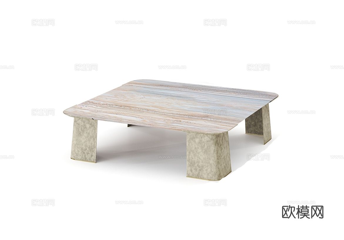 LONGHI 组合茶几3d模型下载（渲染图4）