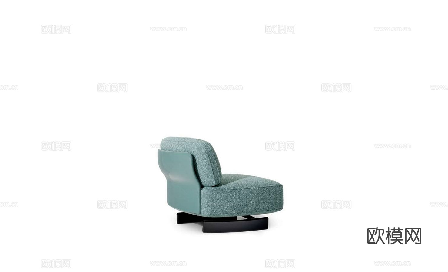 Minotti 意式单人沙发3d模型下载