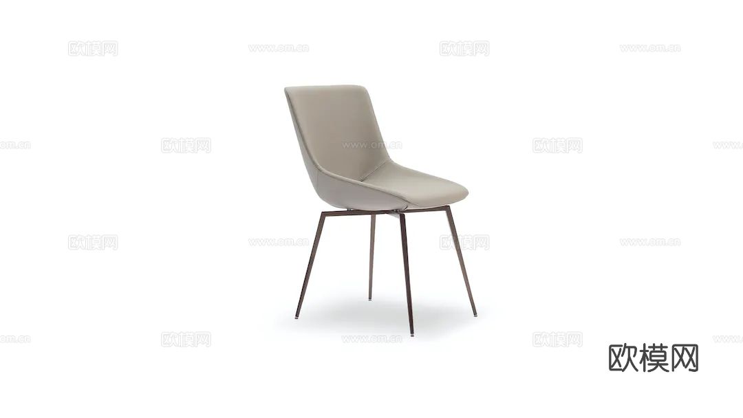 BONALDO 餐椅3d模型下载（渲染图1）