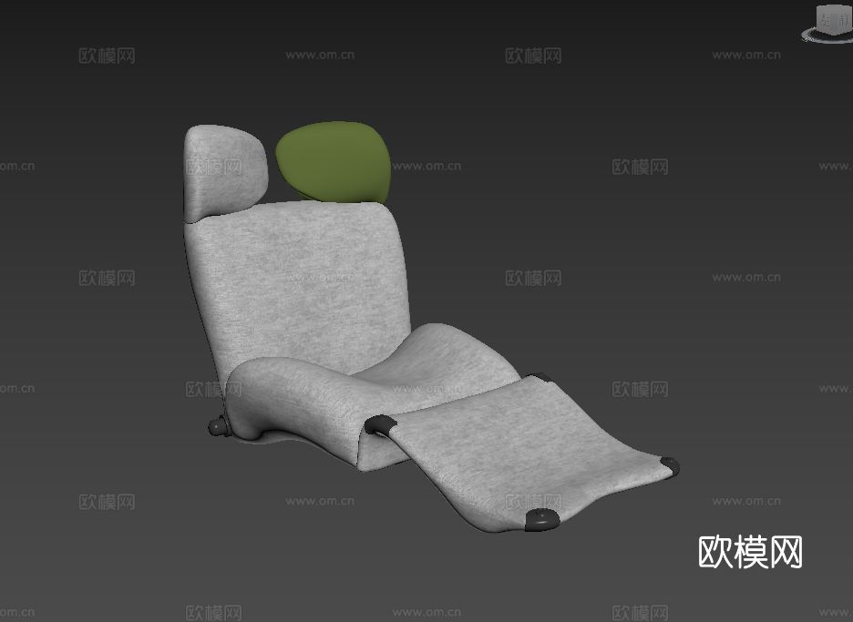 Cassina 懒人躺椅3d模型下载（渲染图3）