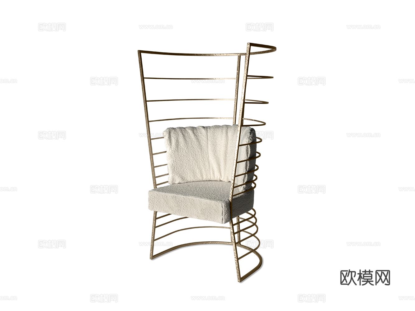 CORNELIO CAPPELLINI 意式休闲椅3d模型下载