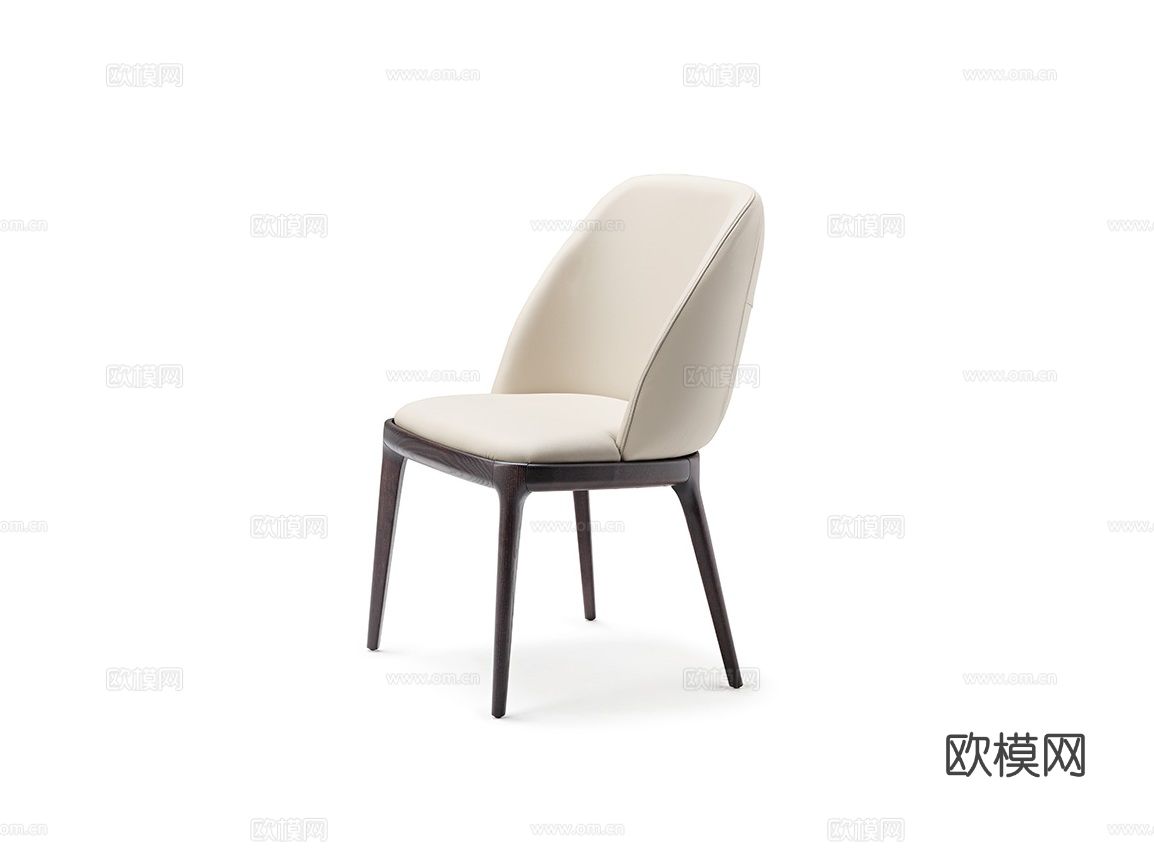 Cattelan Italia 意式餐椅3d模型下载（渲染图1）