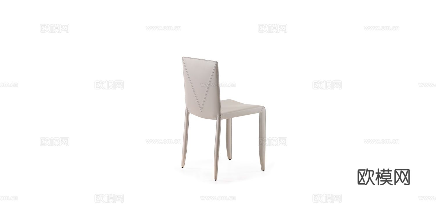 Cattelan Italia 意式餐椅3d模型下载（渲染图2）