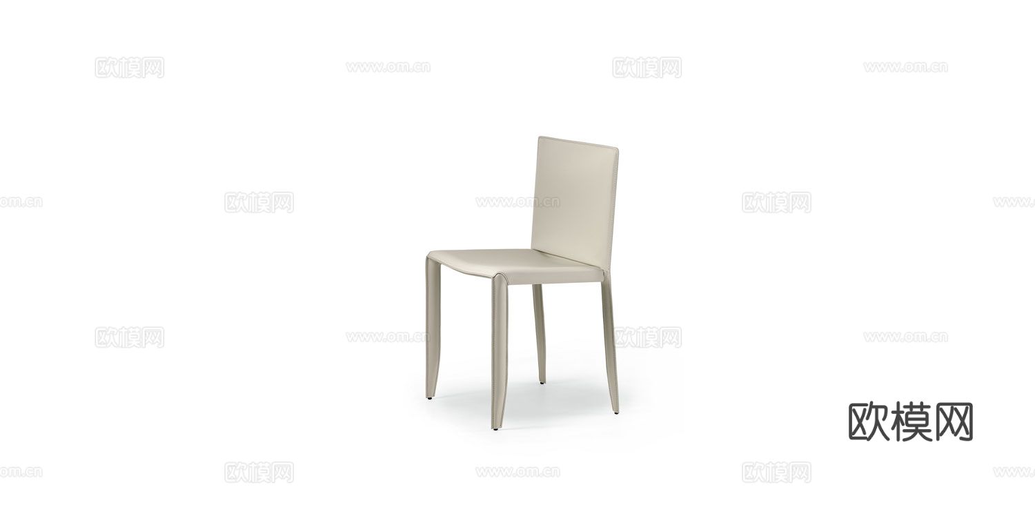 Cattelan Italia 意式餐椅3d模型下载（渲染图1）