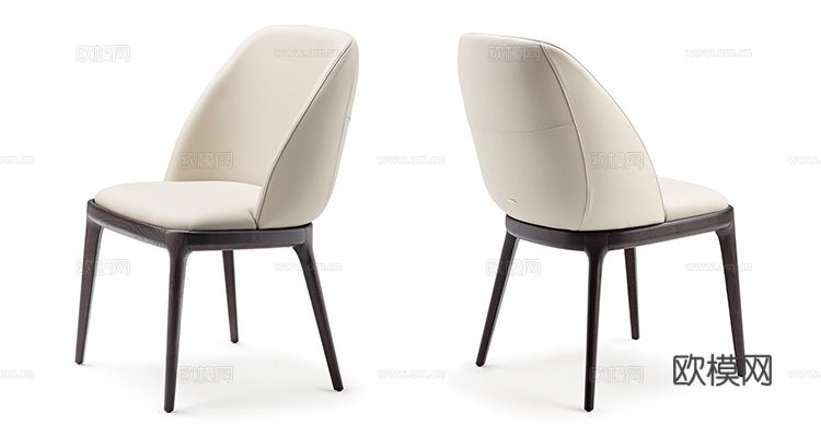 Cattelan Italia 意式餐椅3d模型下载（渲染图2）