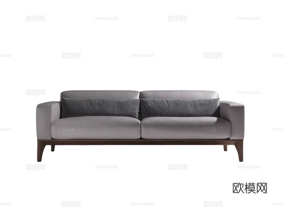 porada 意式双人沙发3d模型下载（渲染图1）