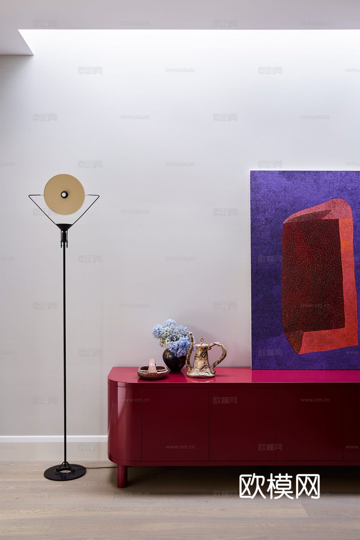 奶油风家装效果图 客厅卧室餐厅 黑白灰极简效果图下载（渲染图8）