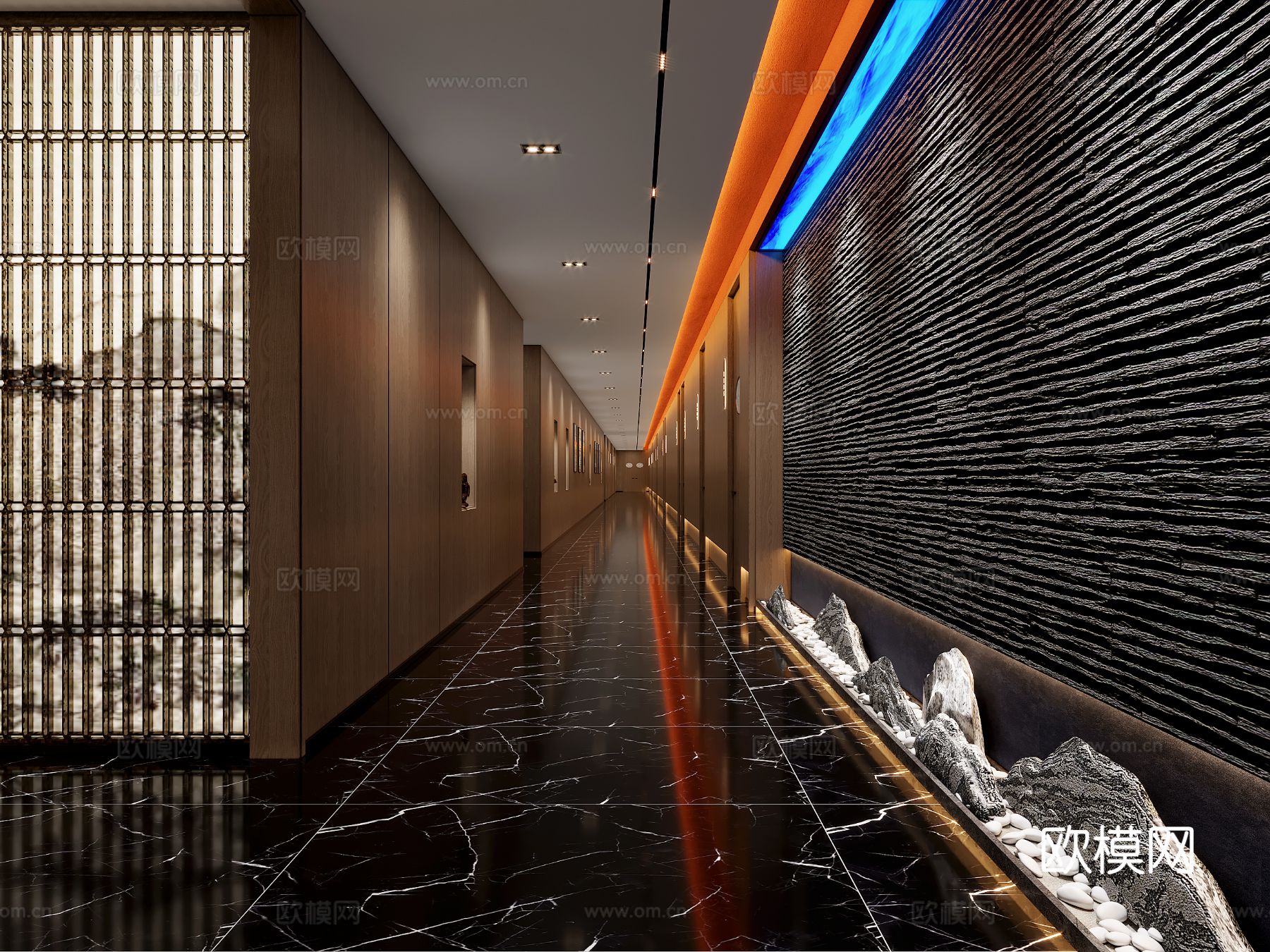 足浴店装修效果图下载（渲染图4）