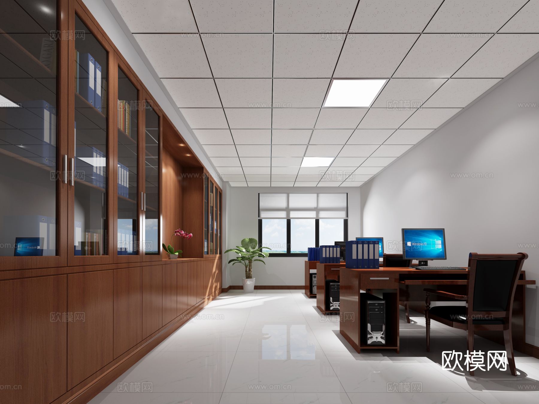 三农实验室办公卫生间效果图下载（渲染图2）