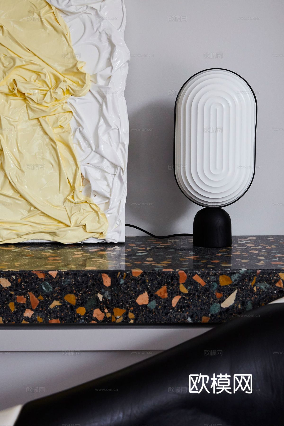 奶油风家装效果图 客厅卧室餐厅 黑白灰极简效果图下载（渲染图6）