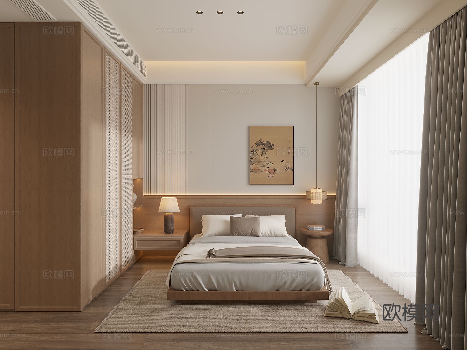 宋氏美学装修效果图下载（渲染图6）