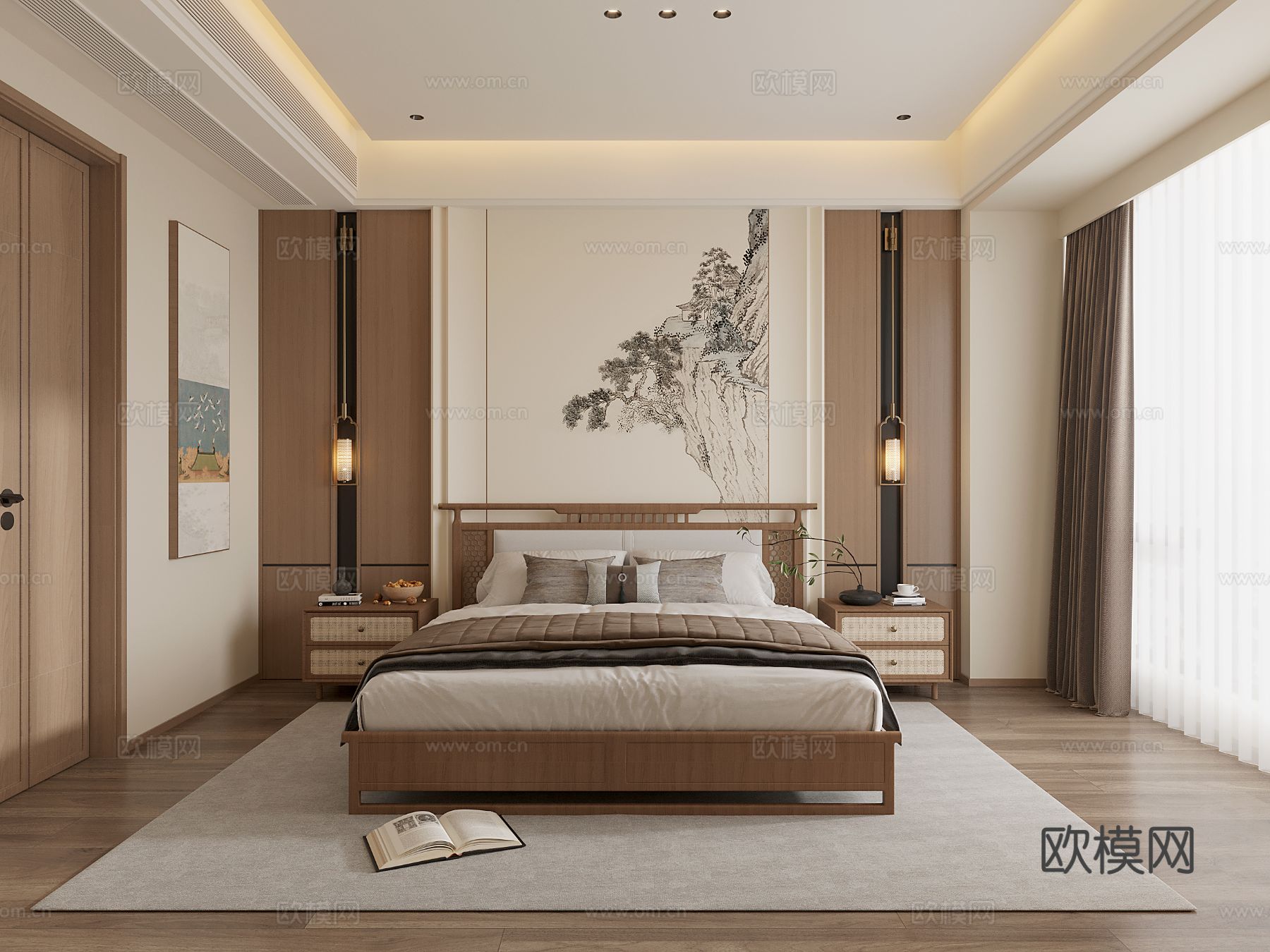 宋氏美学装修效果图下载（渲染图3）