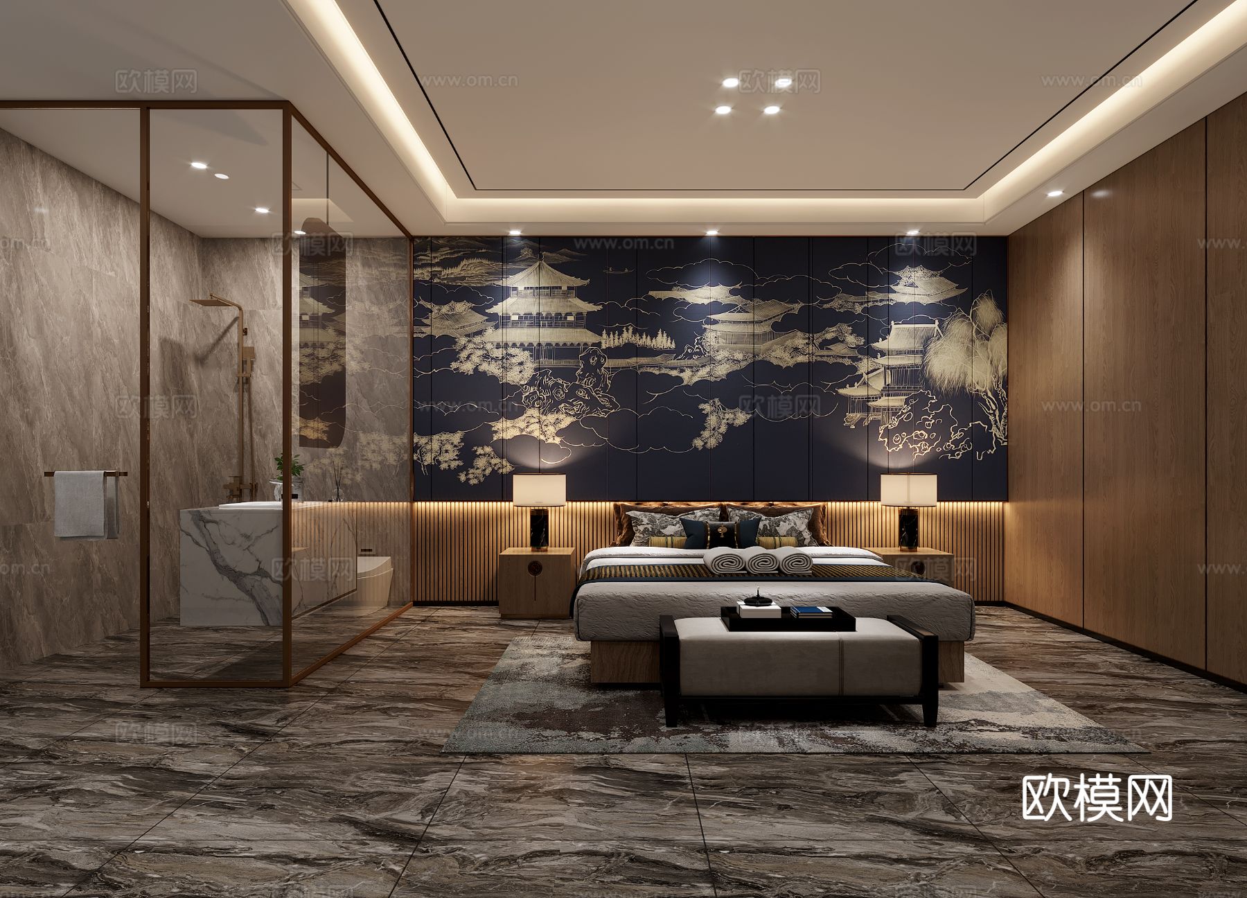 足浴店装修效果图下载（渲染图8）