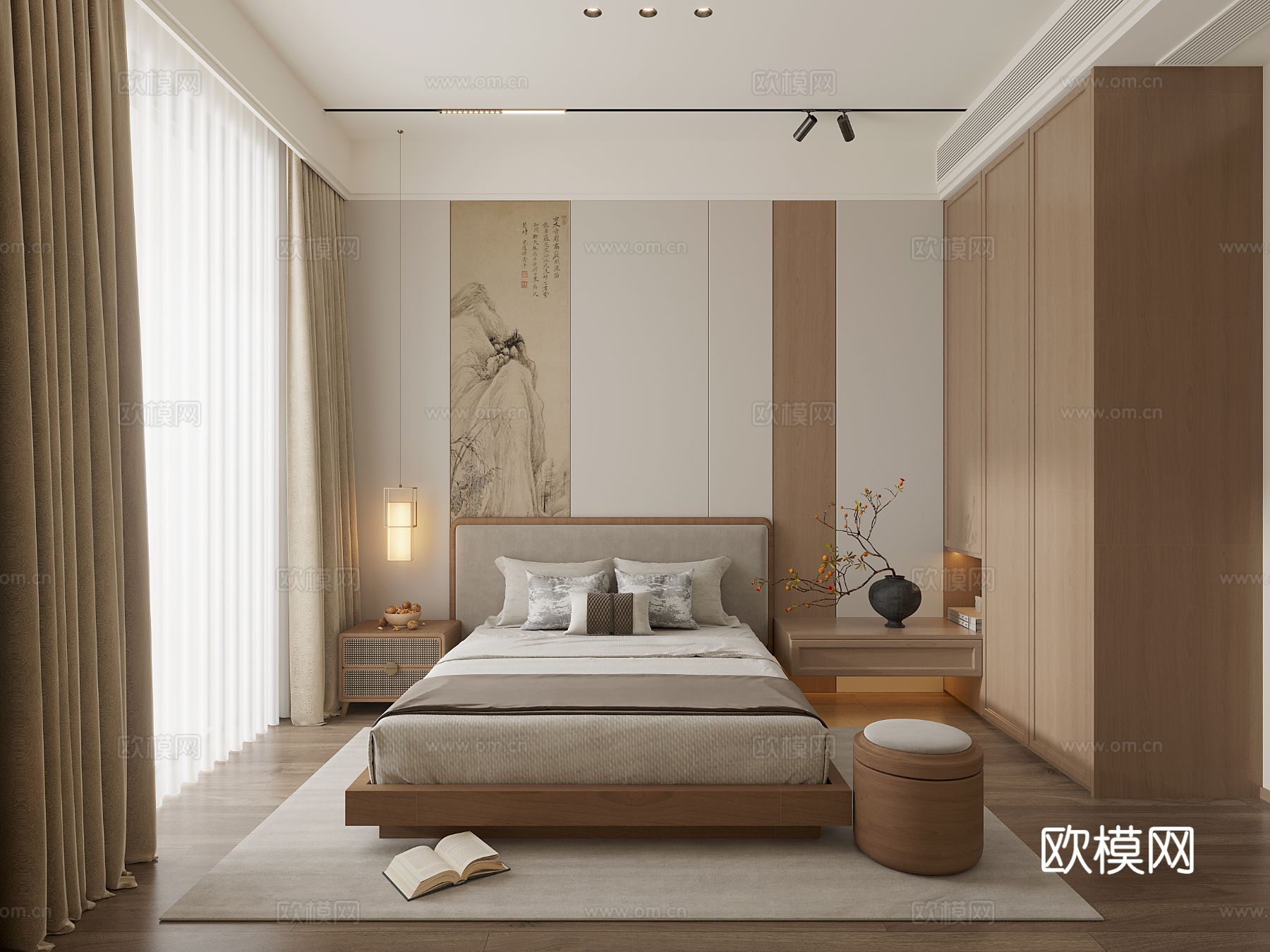 宋氏美学装修效果图下载（渲染图5）