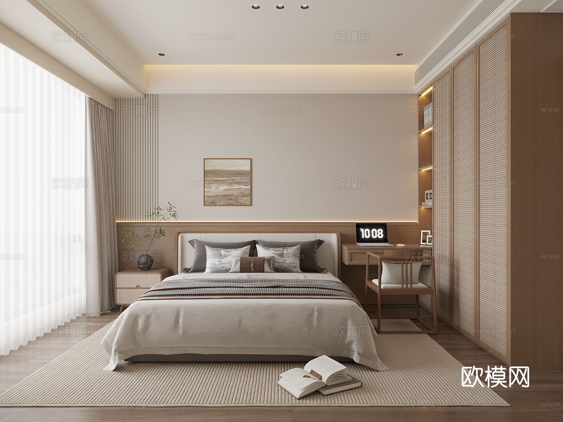 宋氏美学装修效果图下载（渲染图7）