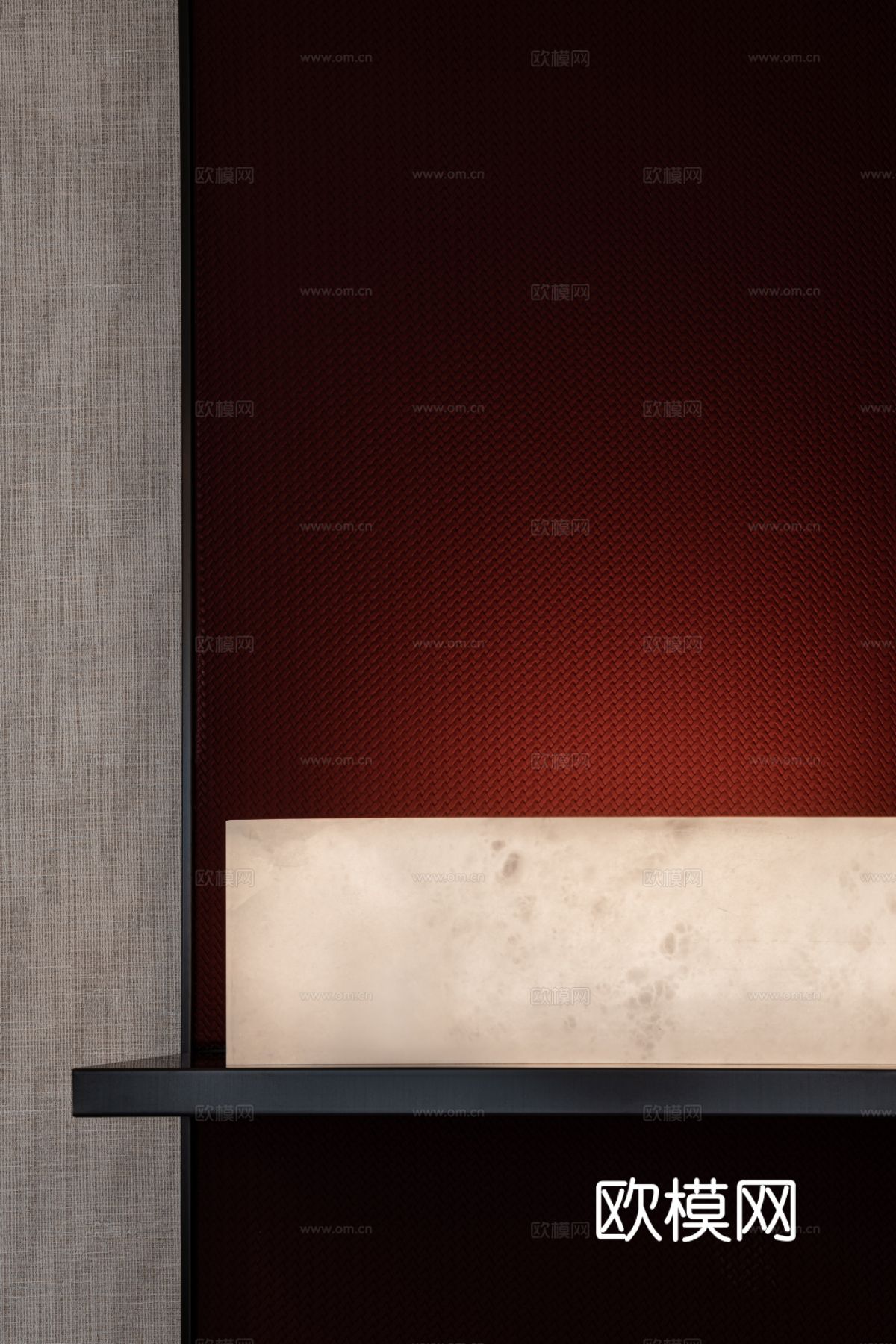 现代宋代美学家装效果图卧室客厅餐厅 高级灰极简设计中式效果图下载（渲染图7）