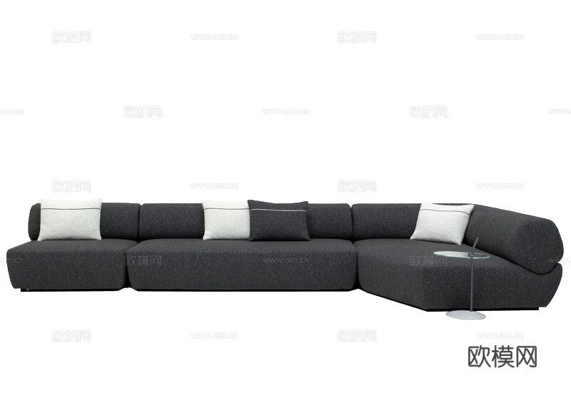 B&B Italia 四款转角沙发下载（渲染图4）