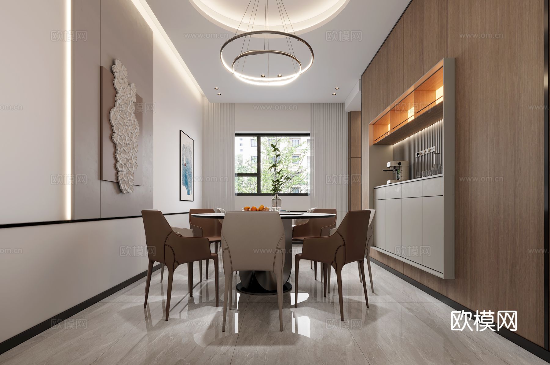 现代家装自建房效果图下载（渲染图2）