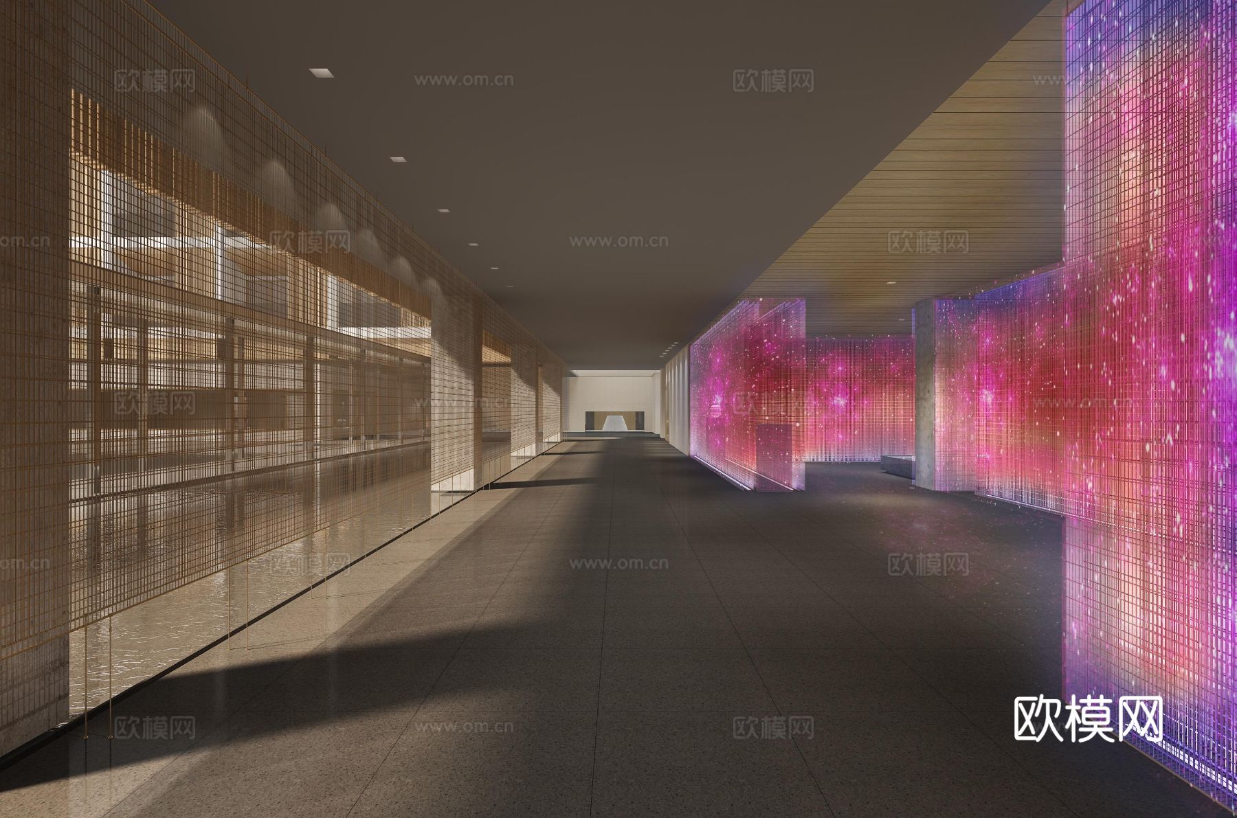 现代侘寂风酒店装修效果图下载（渲染图8）