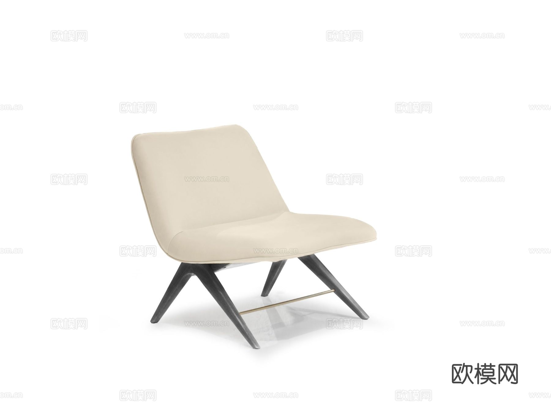 ASTON MARTIN 意式休闲椅3d模型下载（渲染图1）