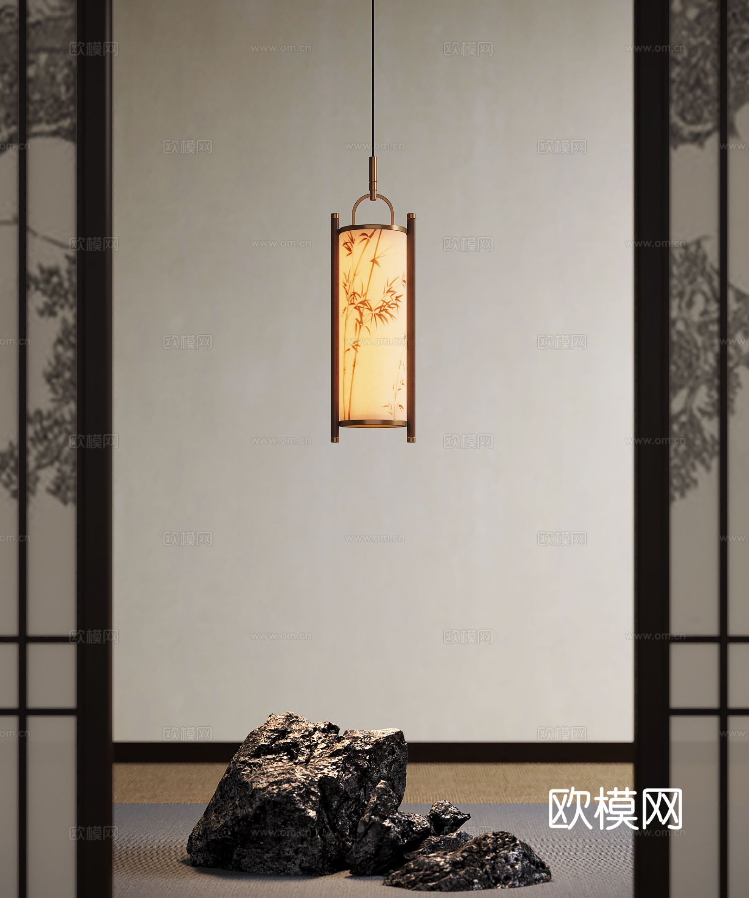 宋式吊灯 吊灯 装饰吊灯  小吊灯  艺术吊灯su模型