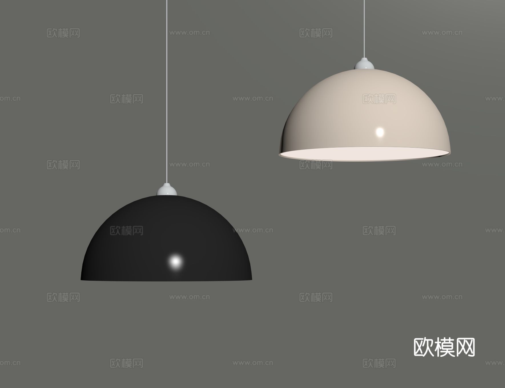 现代轻奢吊灯 床头小吊灯 餐厅吊灯su模型