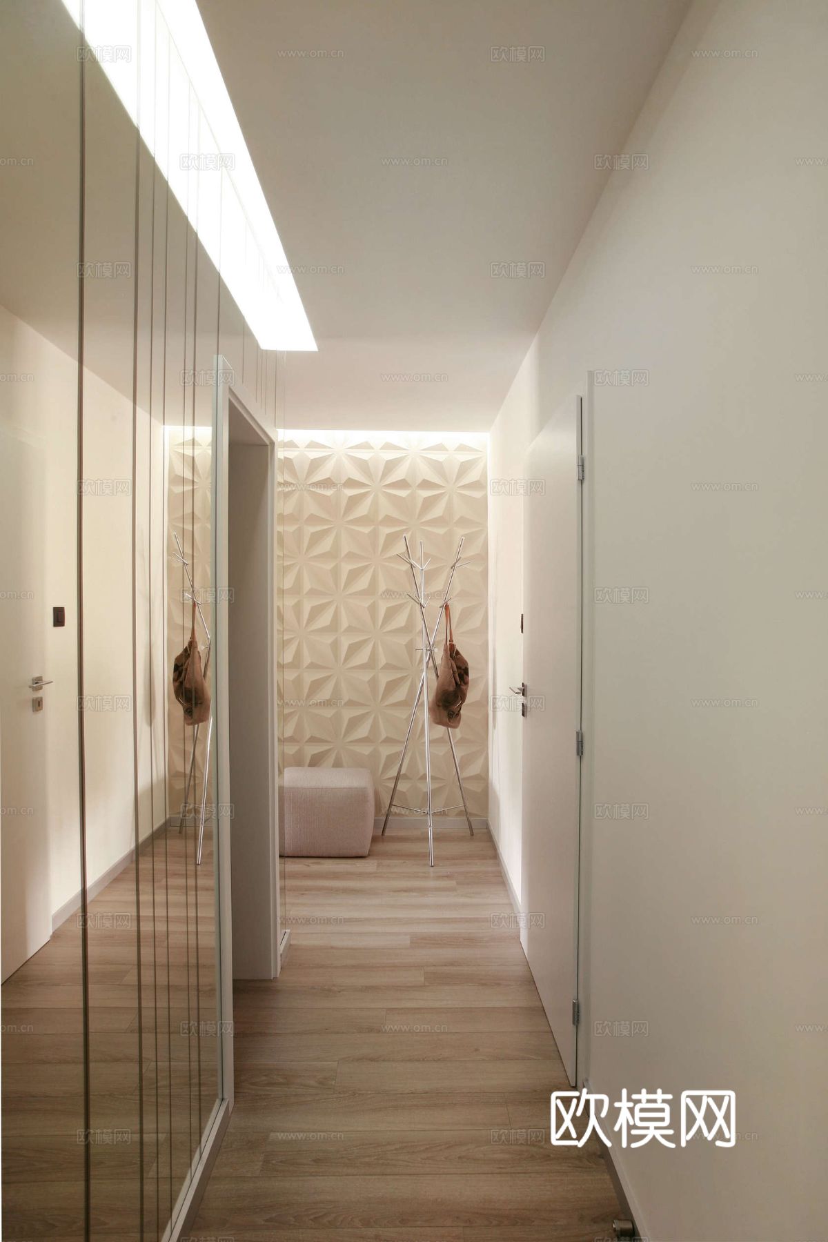 工业风公寓 家装设计 餐厅 客厅 卧室效果图下载（渲染图2）