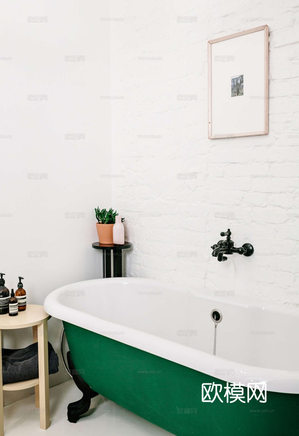 现代工业风公寓 家装设计 餐厅 客厅 卧室效果图下载（渲染图5）