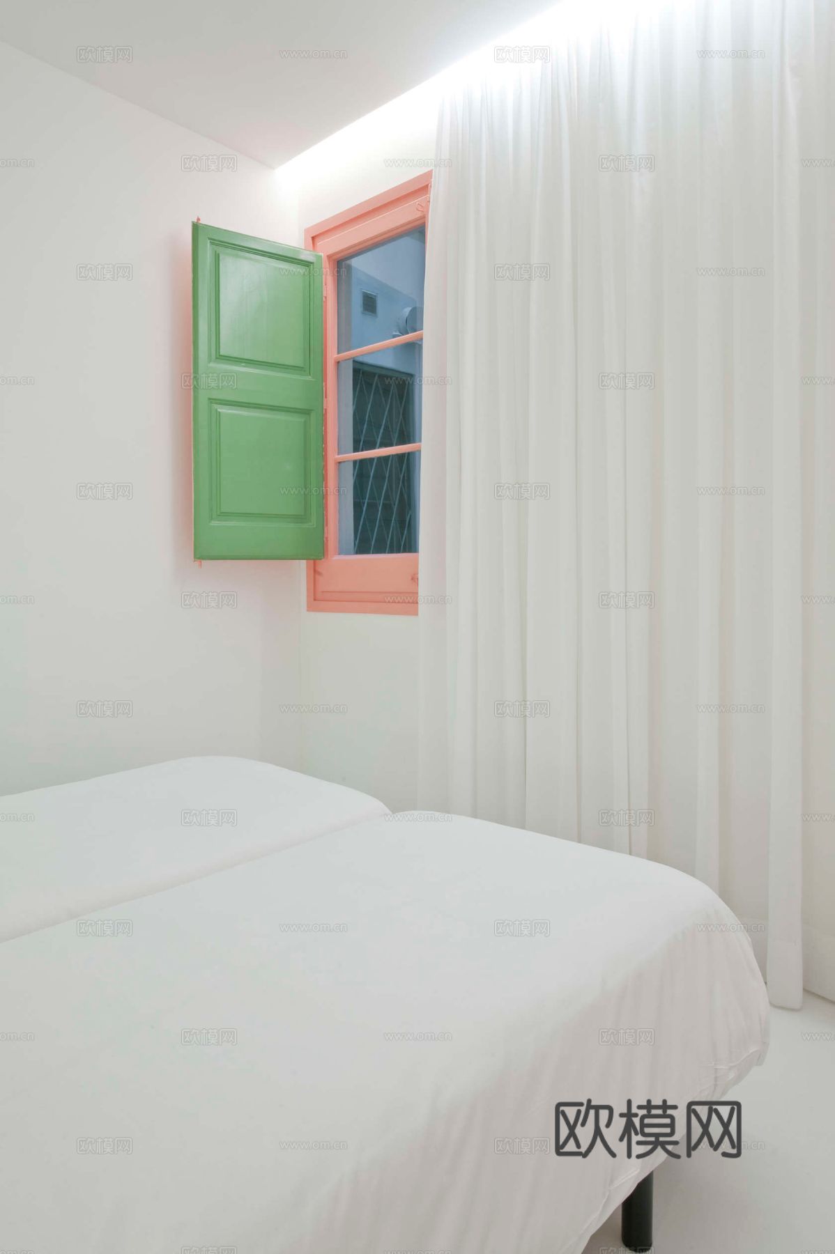 现代INS工业风公寓 家装设计 餐厅 客厅 卧室效果图下载（渲染图4）