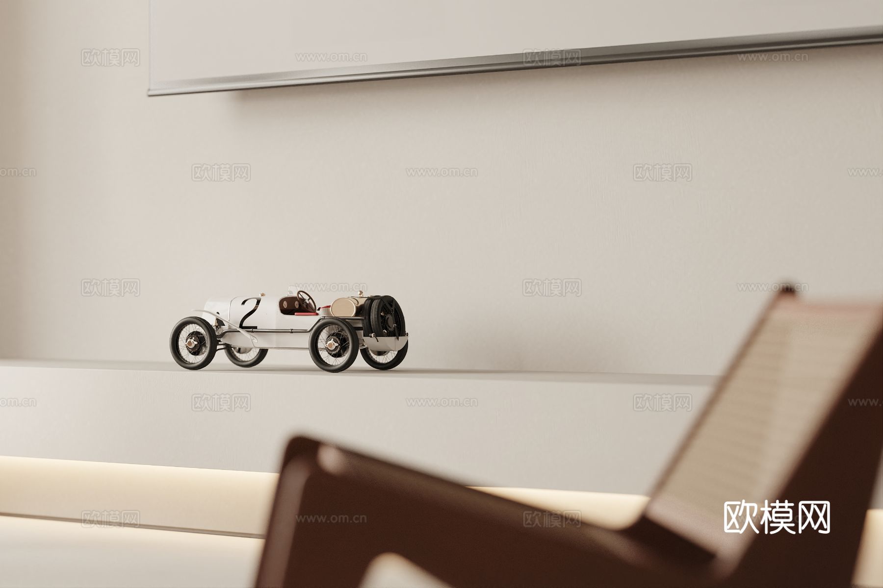 原木风家装案例客厅 卧室效果图下载（渲染图4）