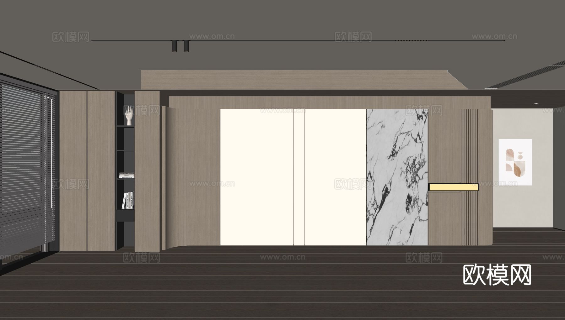 现代客厅 奶油客厅 沙发背景墙 客厅背景 奶油风背景墙su模型