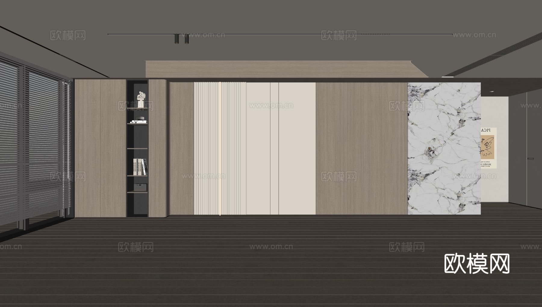 现代客厅 奶油客厅 沙发背景墙 客厅背景 奶油风背景墙su模型