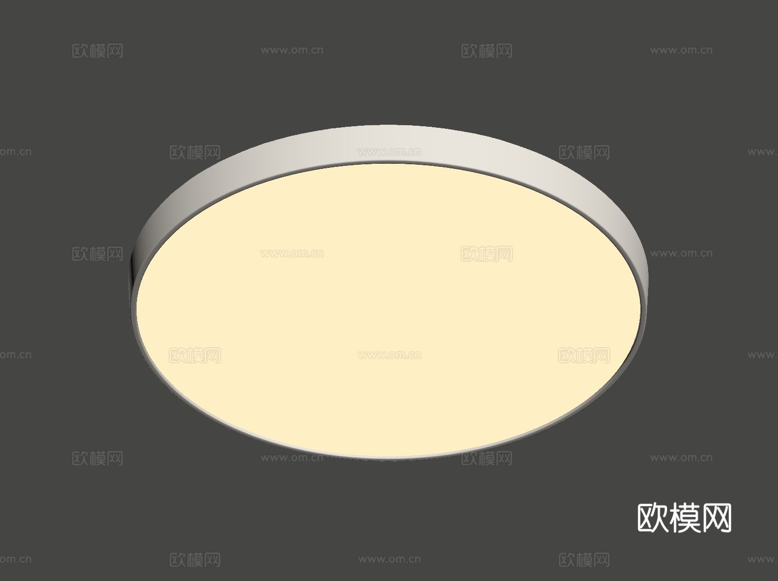 现代吸顶灯su模型